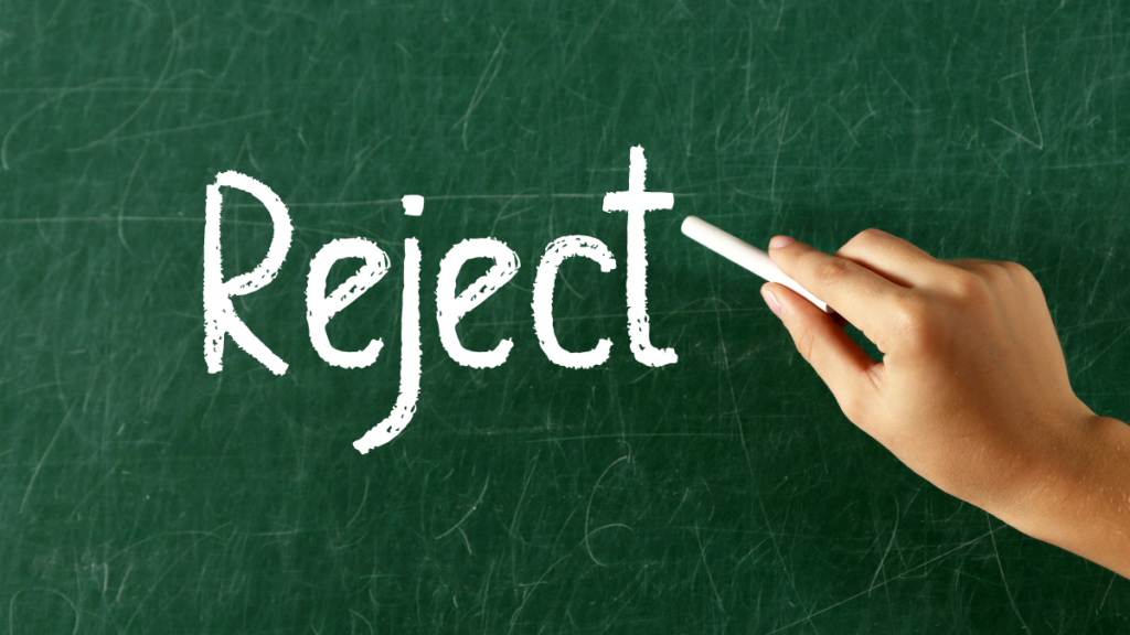 Qual o significado de reject em inglês?